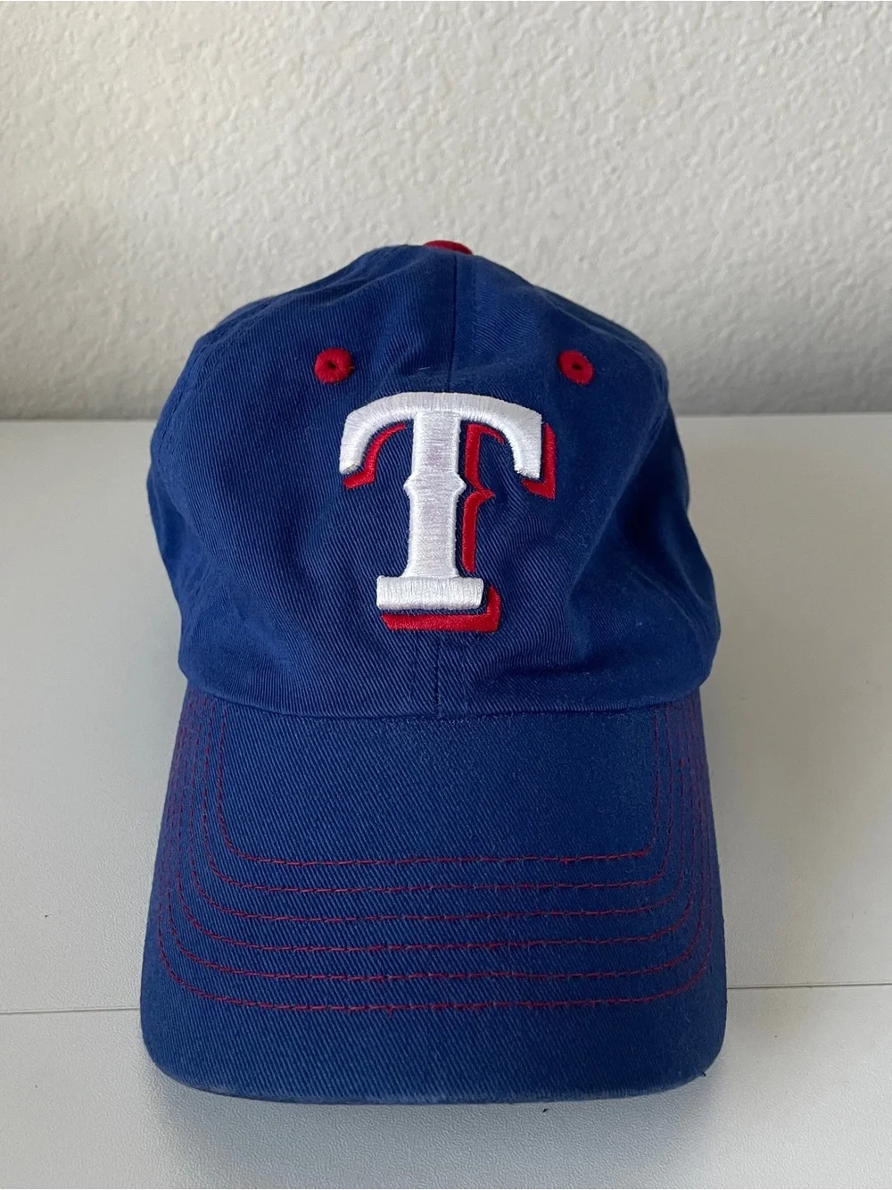 Texas Rangers Fan Fav One Size Blue Baseball Cap MLB Sports Season Summer Team